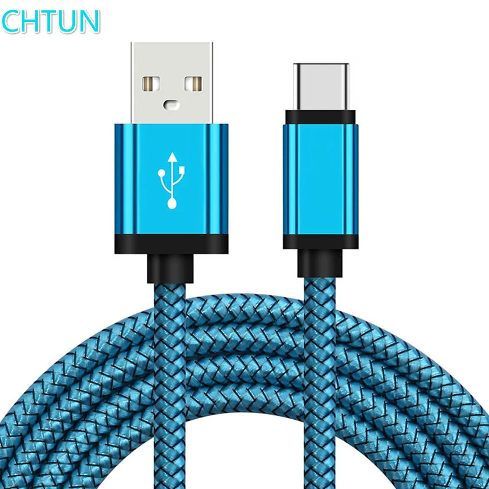 

USB Type C Charging Cable For Samsung Galaxy S8 S9 A8 2018 A80 A50 A5 A7 2017 1/2/3 Meter Long Mobile Phone Charger Short Cords