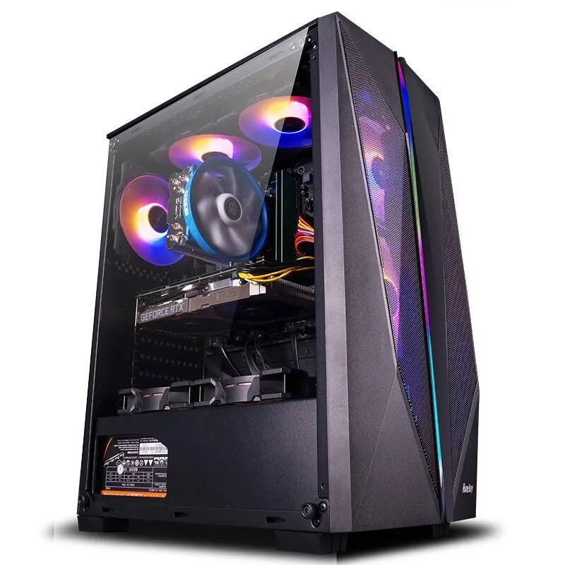 Kaufen AMD Ryzen R5 3600/Neue Ankunft RTX3060Ti 16G D4 RAM 500G M.2 NVME SSD Für PUBG/GTA5 Gaming Desktop-Computer Host Montage Maschine