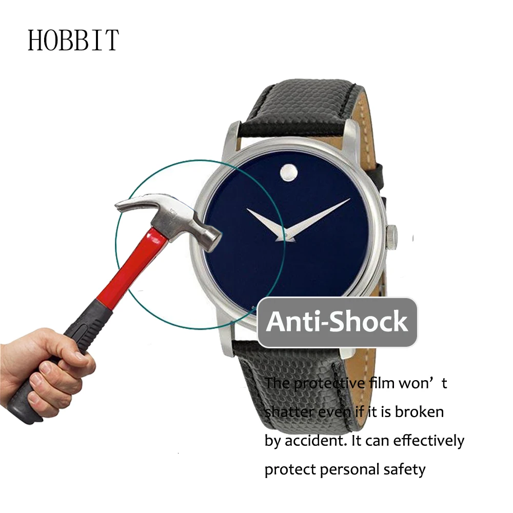 3 упаковки для MOVADO подключения Nano 5H твердость Смарт-часы анти-шок защита экрана против царапин Взрывозащищенная пленка для ЖК-экрана