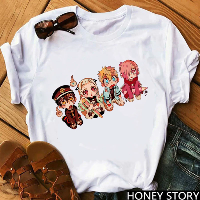 

Kawaii Japanese Anime Toilet Bound Hanako Kun T Shirt Unisex Shaman King Graphic Tees Women Funny Cartoon Inuyasha Tshirt