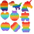 Kawaii Popite, сенсорные сжимаемые игрушки, снятие стресса, антистрессовая мини-игрушка, Детская игра, ручная игрушка-антистресс, Поп Ит