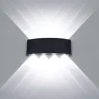 Современная водонепроницаесветодиодный светодиодная настенная лампа, комнатные бра для лестниц, прикроватного столика, коридора, уличный садовый и уличный светильник, IP65, 24681012 Вт