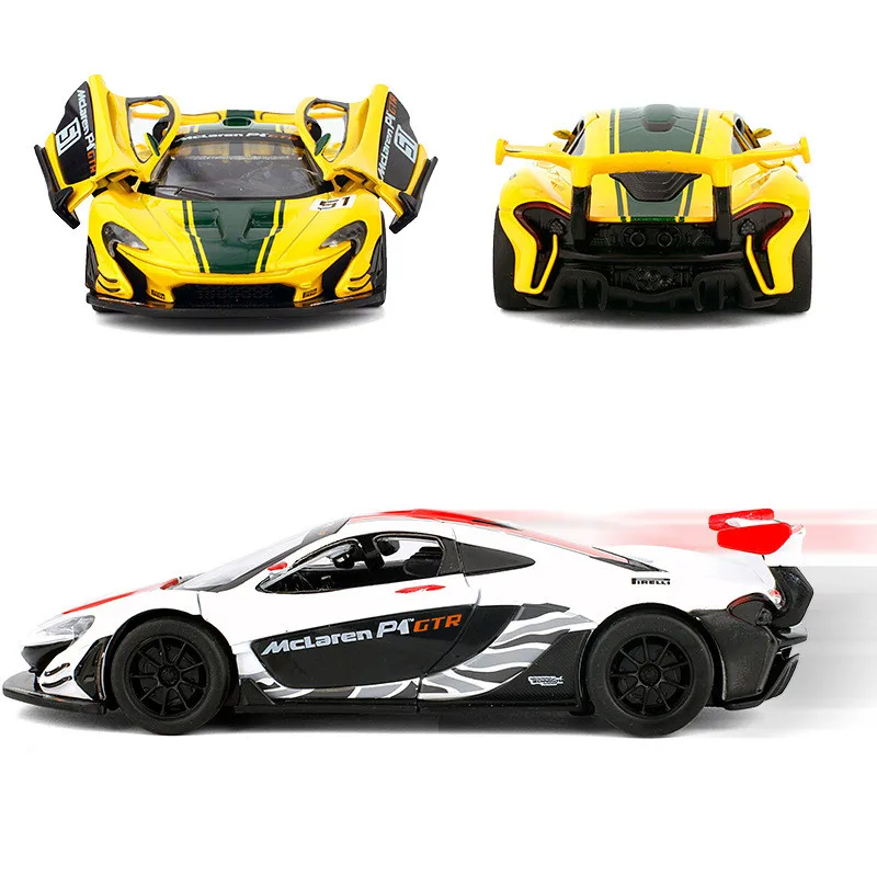 Горячая Распродажа высокая модель supercar P1 1:32 игрушечный автомобиль из сплава 2