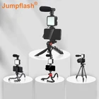 Jumpflash универсальные быстросъемные устройства с лампой заполнясветильник света, микрофоном, Bluetooth, пультом дистанционного управления, DSLR SLR Phone Vlog