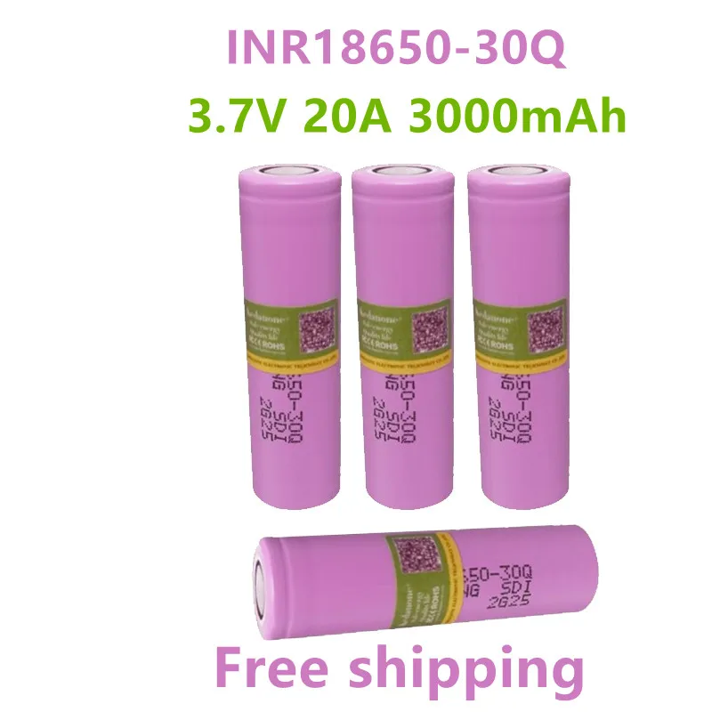 Новинка, сделано в Корейском стиле, 3000 мАч, 20 А, разрядка, Аккумулятор 3,7 в, 18650 в, аккумуляторная батарея 3,7 в + Бесплатная доставка игрушек
