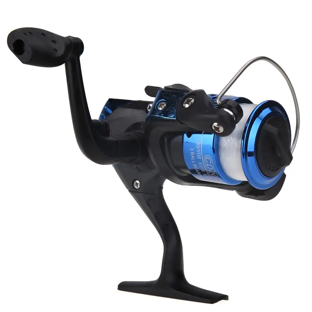 

High Speed G-Ratio 5.1 : 1 Fishing Reels Aluminum Body Spinning Reel 3BB Ball Bearing Fishing Reels With 0.3mm Line