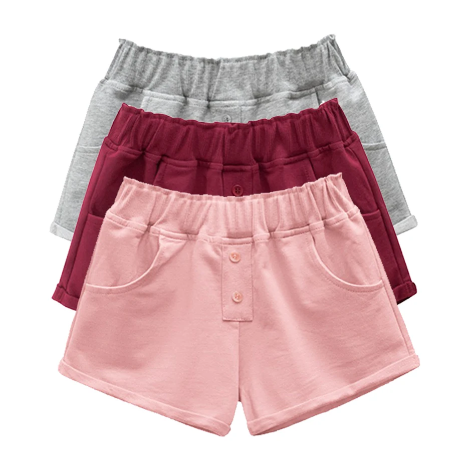 

Toddler Kids Summer Baby Shorts for Boy and Girl Casual Candy Color Baby Bottom Short Pants with Pocket Cotton Girl Panties