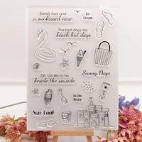sunny days clear stamps seal for diy scrapbooking card making photo album decoration crafts new rubber stamp
