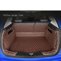 WLMWL Custom leather car trunk mat for Audi all medels A6L R8 Q3 Q5 Q7 S4 RS TT Quattro A7 A8 A3 A4 A5 car cargo liner