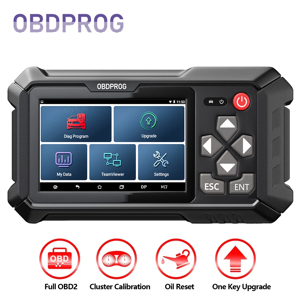 

OBDPROG M500 Professional Automotive Scanner WIFI Diagnostic Tools Cluster Calibration Oil Reset Calibration Adjustment Tools