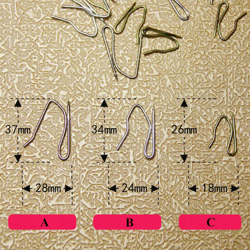 Usful качество крючки для штор из нержавеющей стали держатель S Тип железные