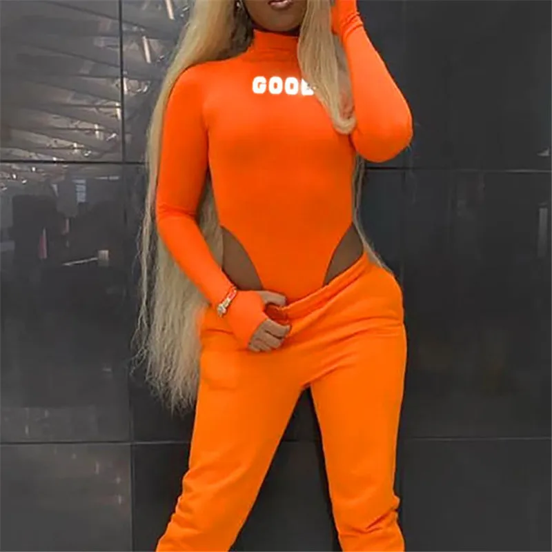 

Боди женское светоотражающее с длинным рукавом и высоким воротником