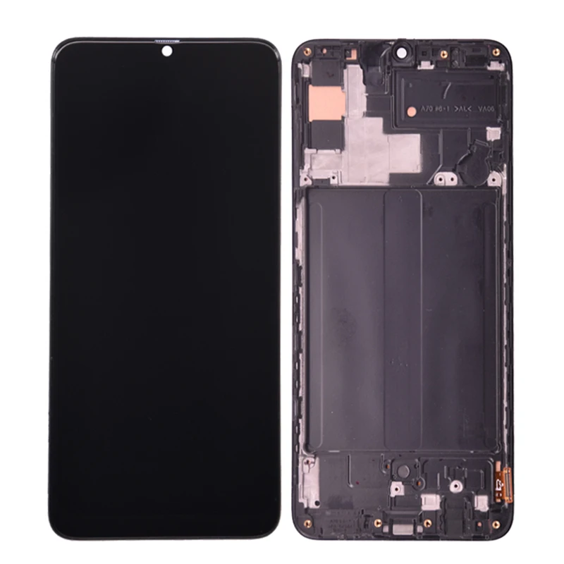 6.7&quot For Samsung Galaxy A70 LCD A705 A705F SM-A705MN Display Screen Touch Digitizer Sensor Panel Assembly Frame | Мобильные
