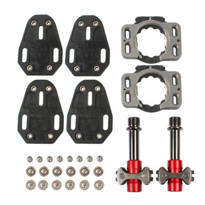 

A5KC Titanium Alloy Ultralight MTB Bike Self-Locking Pedals 3 Sealed Bearing Road Cycling Pedal Replacement