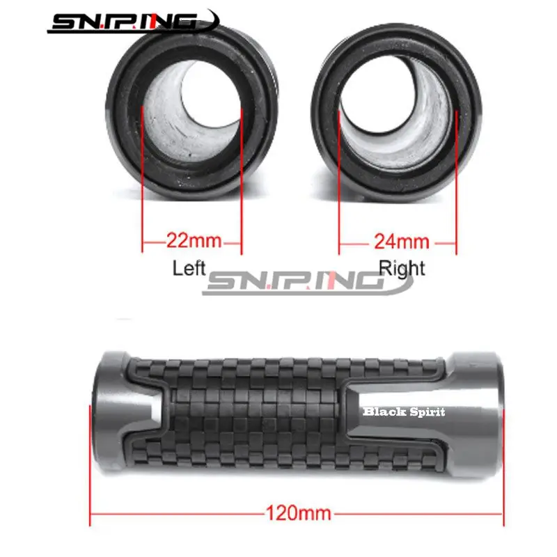 

Universal 7/8" 22MM Motorcycle Parts Handlebar Handle For Honda Suzuki Yamaha Kawasaki BMW Apulia Ducati Triumph