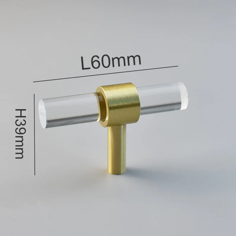 

Ручки для шкафов IHOMCASA золотые акриловые