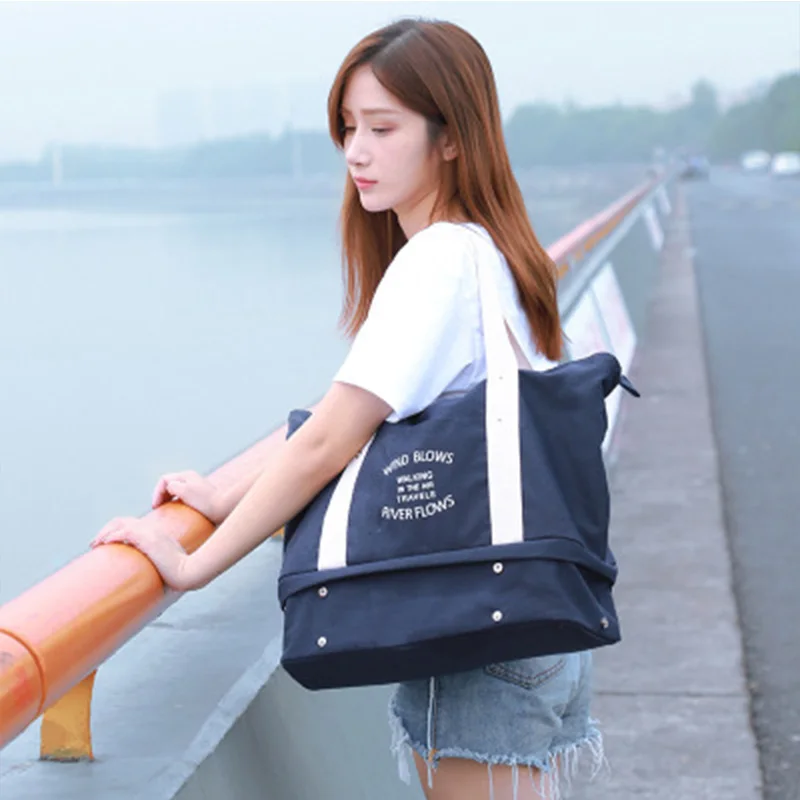 

Travel Bag Single Shoulder Handbag Leisure Handbag Environmental Storage Handbag Nylon Reusable