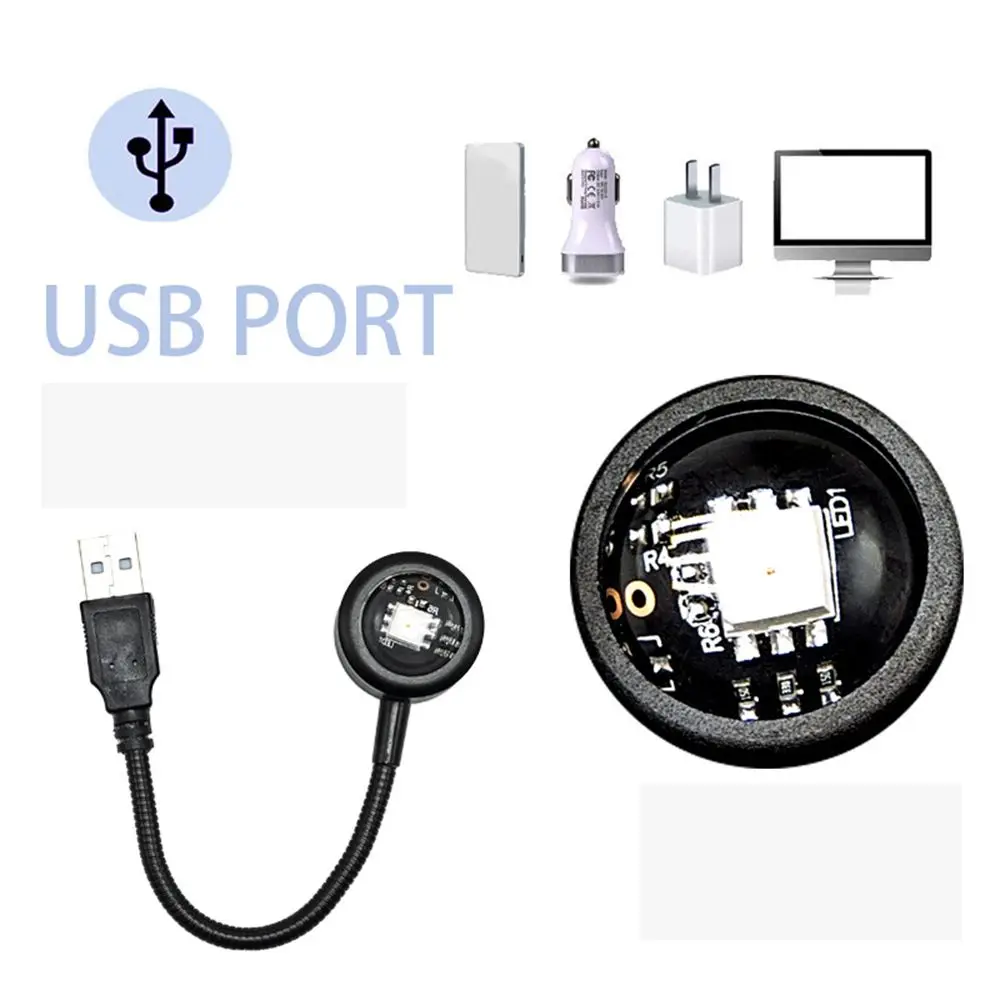 Конверсионное Радужное освещение светодиодсветодиодный атмосфера USB