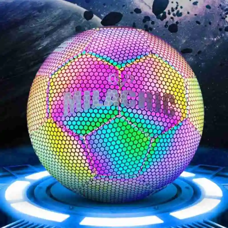 

Soccer Ball Luminous Football Night Light Noctilucent Children Game Luminescence Ball Men Women Glowing Soccer Agility Training