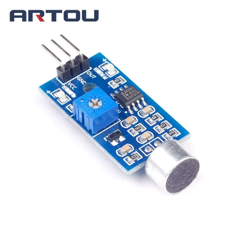 5pcs 3pin Voice Sound Detection Sensor Module Intelligent Smart Robot Helicopter Airplane Boart Car for arduino Diy Kit | Электронные