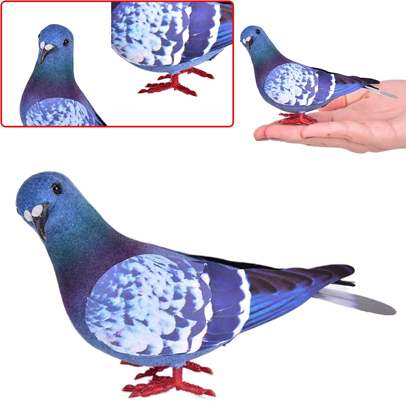 

1Pc Simulation Foam Pigeon Model Fake Artificial Imitation Bird Animal Home Garden Ornament Miniature Decoration