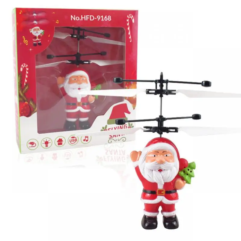 Мини Дрон Ручной Индукционный летающий шар Квадрокоптер выражение лица игрушка