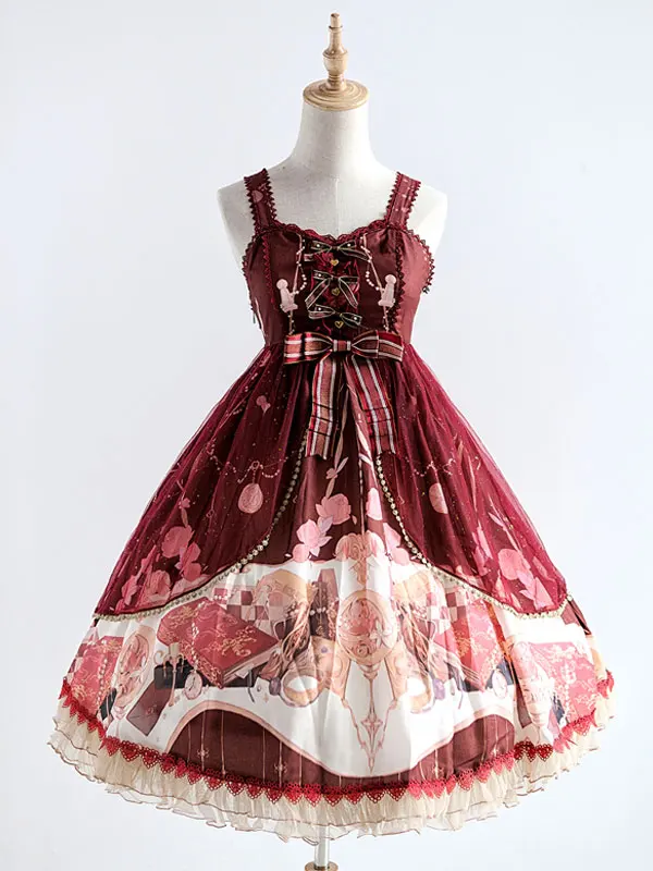 

Lolita Dress Printed Sweet Chiffon Lolita JSK Dress