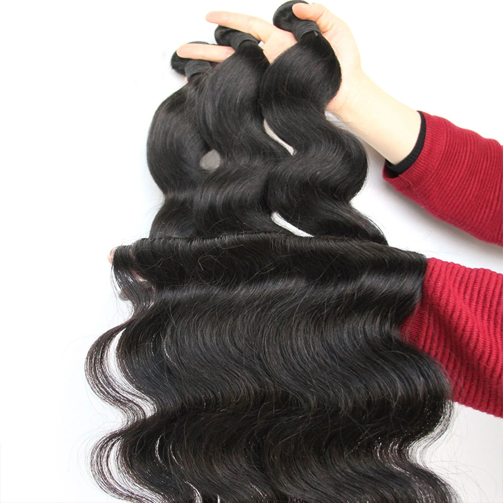 30 32 40 Inch Body Wave Brazilian Virgin Hair Weaves Bundles 3 4 Human Single Remy Extensions | Шиньоны и парики
