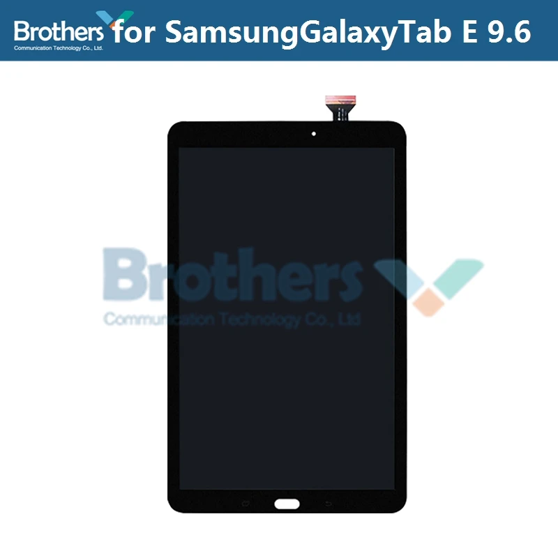 Планшетный ЖК-экран для samsung Galaxy Tab E 9,6 T560 T561 ЖК-дисплей сенсорный экран дигитайзер панель экран SM-T560 протестирован - Цвет: Black Screen