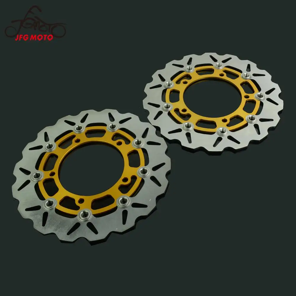 

Motorcycle 2pcs Floating Brake Discs Rotor For SUZUKI SV650S SV 650S ABS 2007 2008 2009 2010 2011 2012 07 08 09 10 11 12