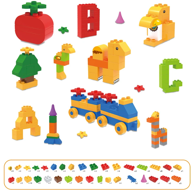 272 шт DIY большой размер строительные блоки Совместимые брендовые сборочные