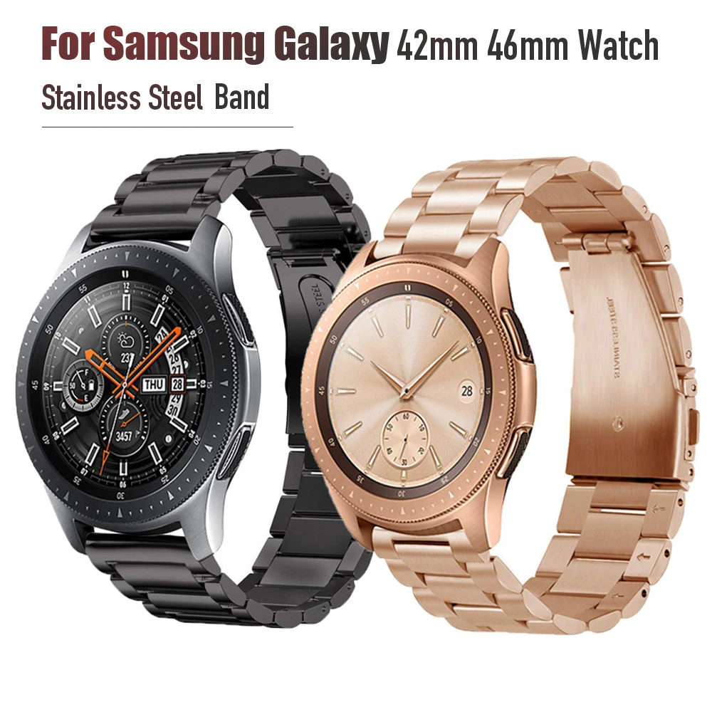 Ремешок для часов Gear S3/Galaxy Watch 42 мм 46 браслет из нержавеющей стали Samsung Galaxy S3 Smartwatch