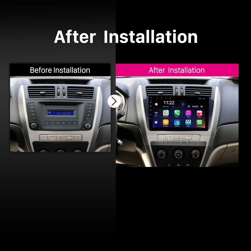 Harfey Android 10 0 API 29 автомобильный стерео 2 Гб ОЗУ 32 ПЗУ радио головное устройство GPS Navi