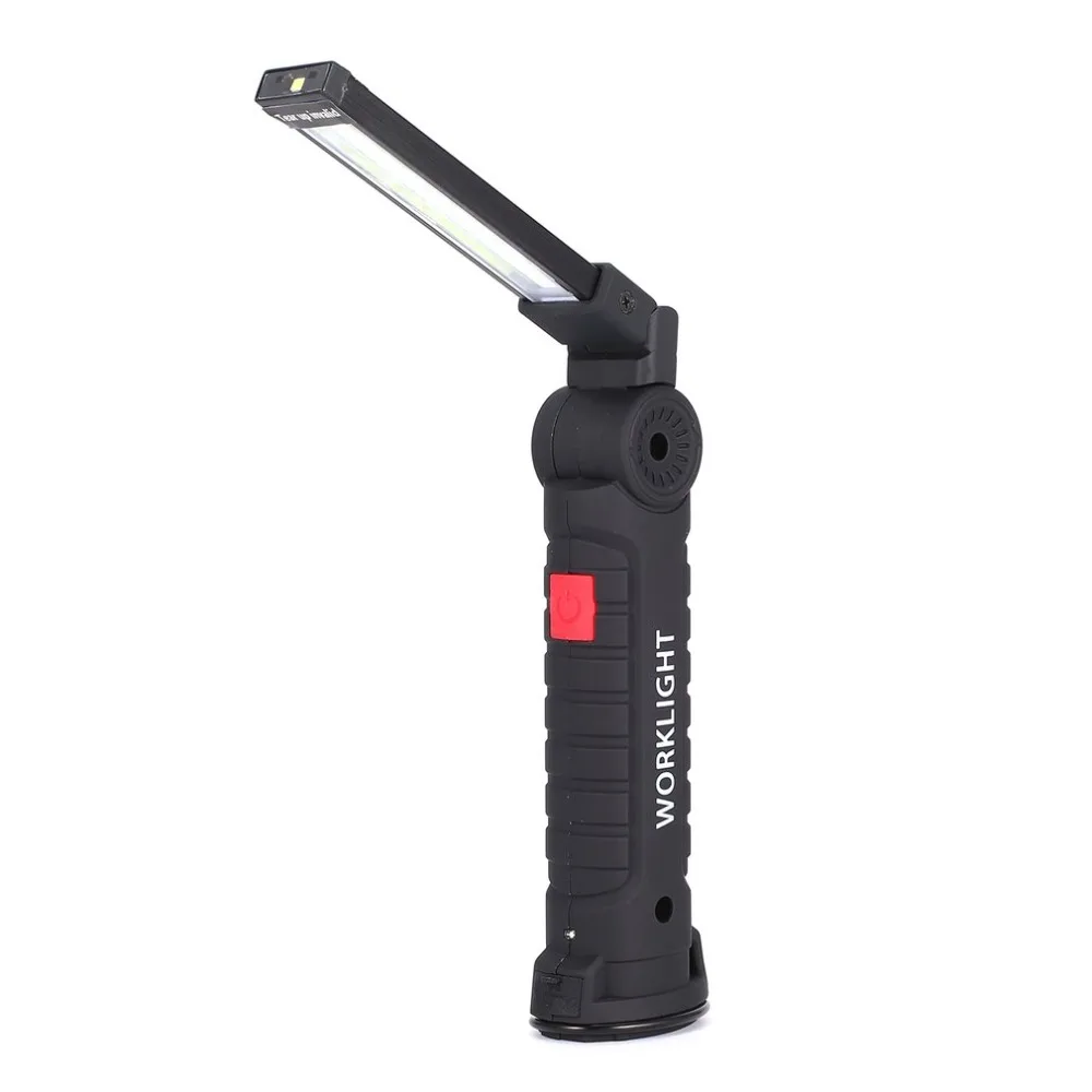

USB Rechargeable LED Flashlight Pen COB LED Work Light Inspection Repair Torch Flashlight with Magnetic Base Clip for Outdoor