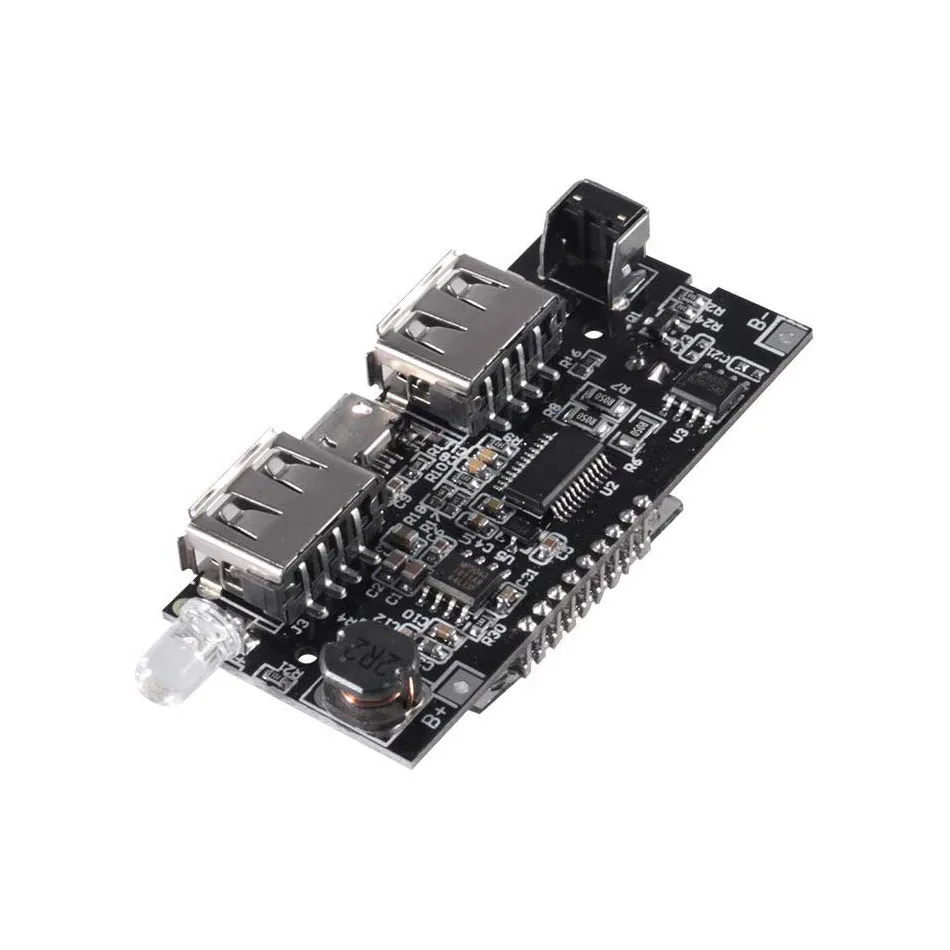 Цифровой модуль PCB Мобильный Внешний аккумулятор 18650 литиевая батарея зарядное