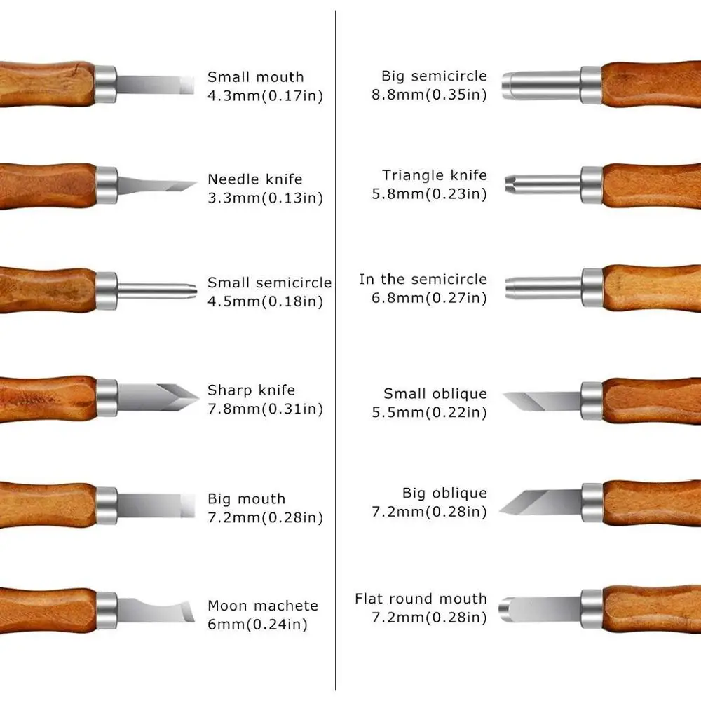 12 шт. искусственный нож для обычной резки дерева инструменты рукоделия и