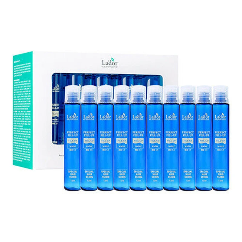 LADOR Perfect Hair Fill-up 10 шт. Кератиновое лечение волос уход за волосами и стайлинг сглаживающий выпрямляющий Кондиционер Маска для волос