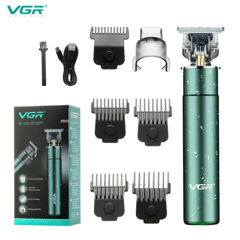 

Electric Hair Clipper Hair Trimmer Professional Barber Waterproof USB Rechargeable Cordless Frosted Shape Hair Cutting Machine