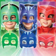 Pj маска Juguete Аниме фигурки Модель Pj Маски костюм три цвета Catboy Owlette Gekko уличные забавные детские игрушки для детей S57