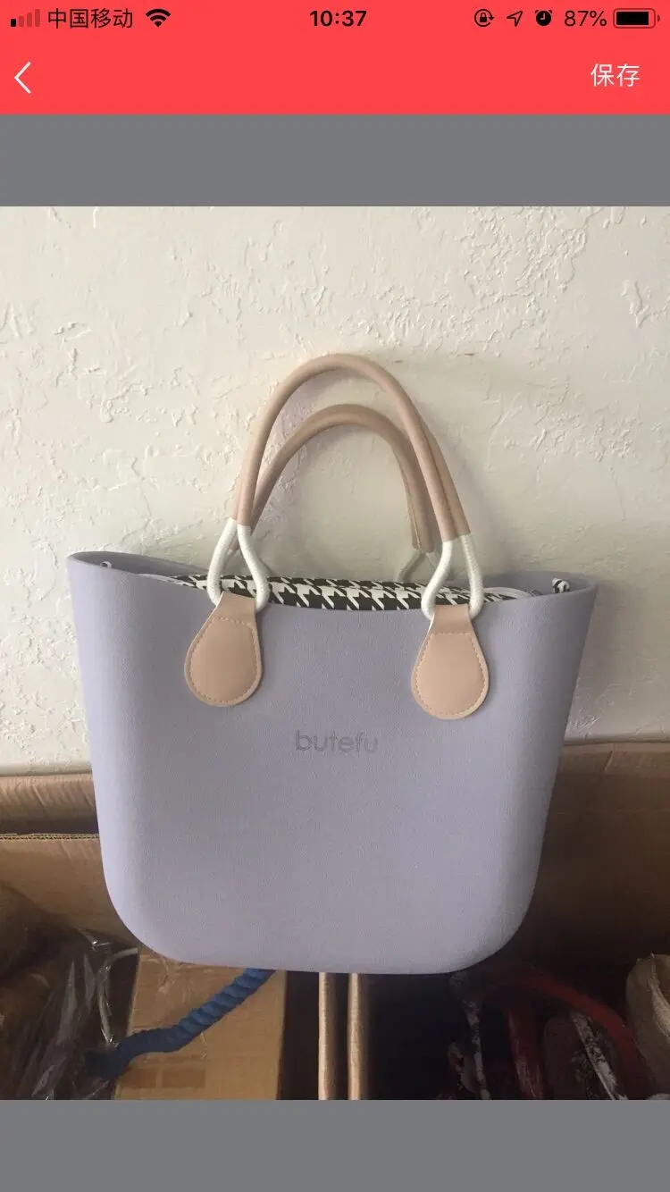 ONE TOTE BAG 1 пара мини для Obag ручек и для Obag мини внутренняя сумка Съемная подходящая Женская Модная стильная сумка-тоут с сумочкой - Цвет: ONE TOTE BAG