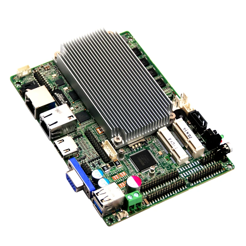 Материнская плата J1900 CPU 3 5 дюйма 4G ddr3 широкое напряжение 8 36 в LVDS 2 порта ethernet