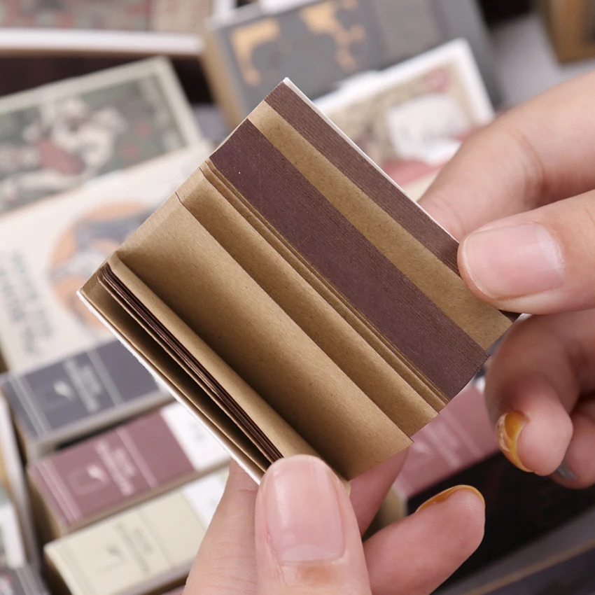 122 листов Matchbox ретро мини креативная бумага для заметок портативная книга форма блокнот для заметок офисные школьные канцелярские принадлежности
