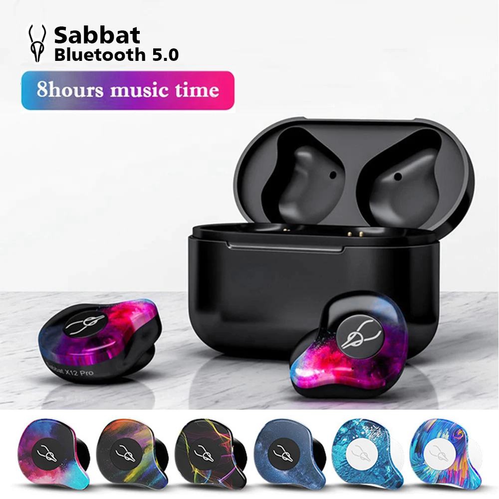 Оригинальные наушники Sabbat X12 с bluetooth беспроводные air водонепроницаемые громкой