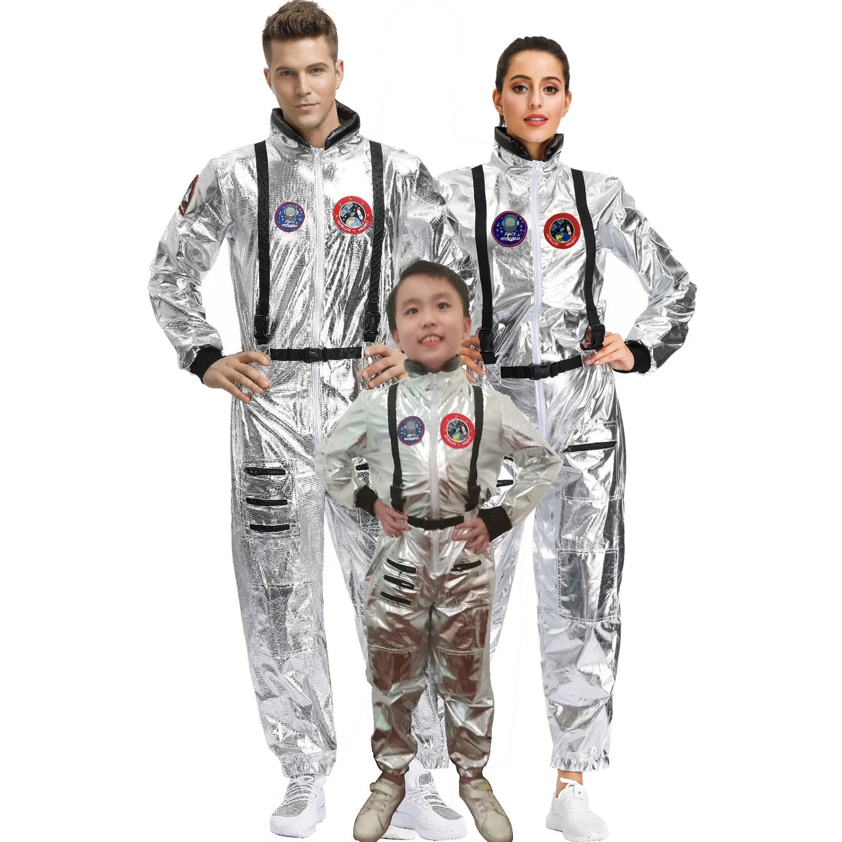 

M-xl Halloween Couple Wandering Earth Same Space Costume Uniform Men's and Women's Astronaut Stage Costume