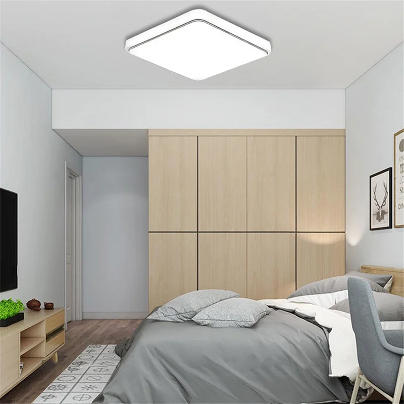 

LED Ceiling Down Light Square Lamp Modern Design for Bedroom Kitchen Living Room EJ