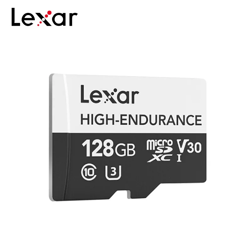 Lexar высокоизносостойкая карта памяти 128GB IPX7 Водонепроницаемая TF карта 12000hour ENDURANCE Micro SD карта для мониторинга дорожного рекордера
