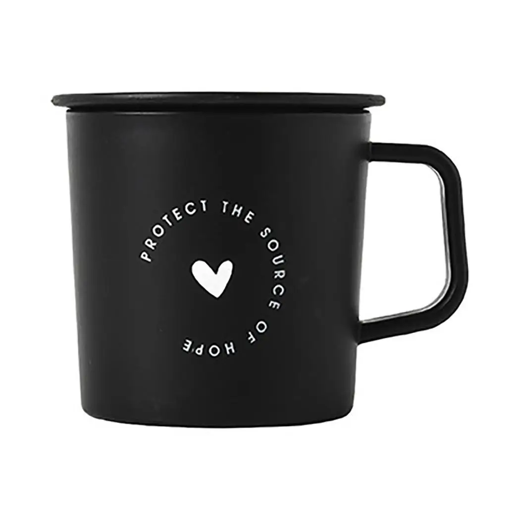 101 500 мл кофейная чашка с модным практичным принтом крышкой и ручкой кружка для