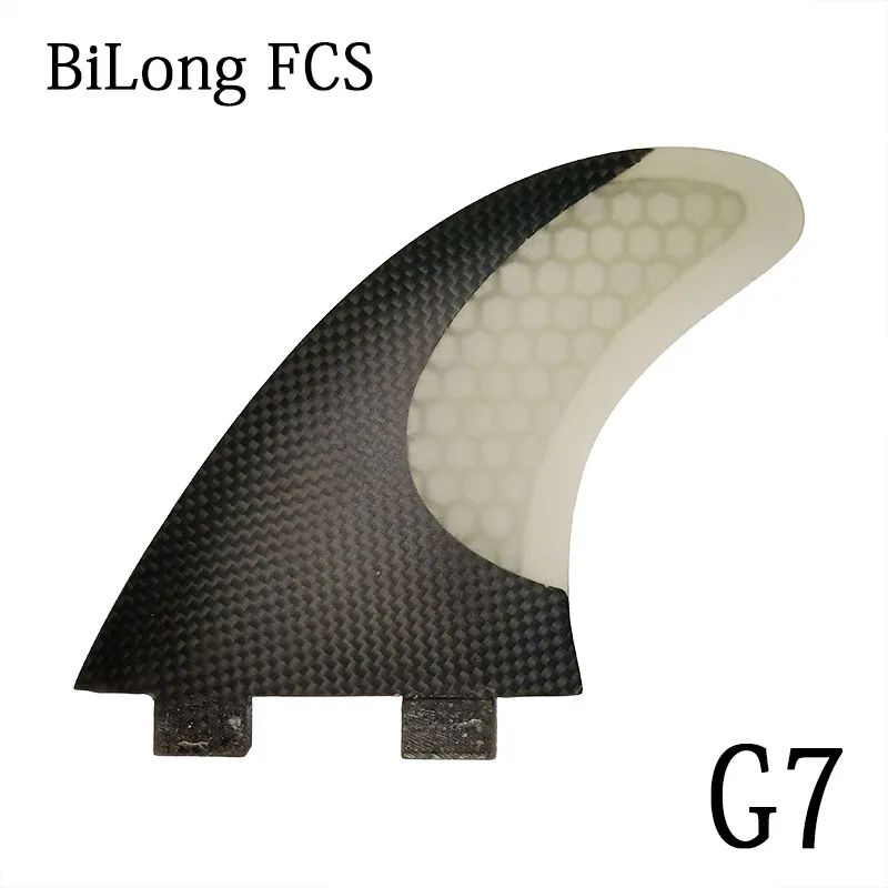 Трехплавник BiLong серфборд FCS 3 шт. в комплекте Размер G7 стекловолокно сотовое