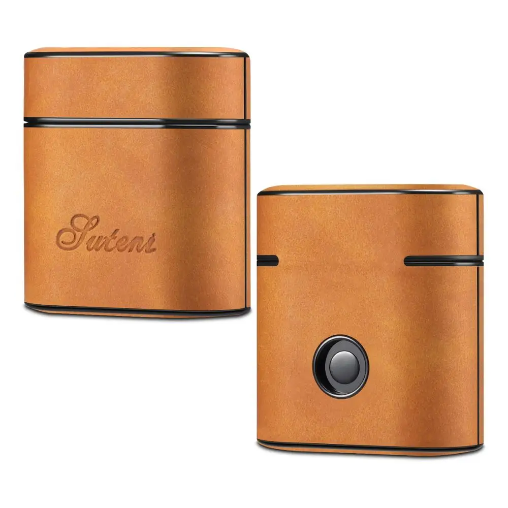 Brown Жесткий кожаный защитный чехол для huawei Freebuds 2 Pro Honor FlyPods Pro, беспроводной Чехол для зарядки Bluetooth - Цвет: Brown