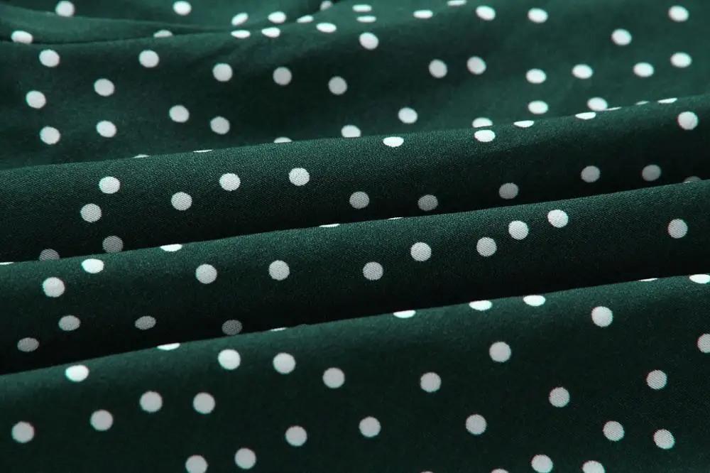 

Dot Printed Fashion Women Summer Jumpsuits Sexy V-neck Short Sleeve Loose Jumpsuit Pocket High Waist Elegant Women Romper